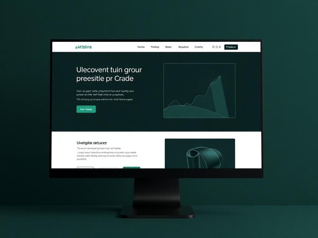 Corporate website design preview by Quick n Host