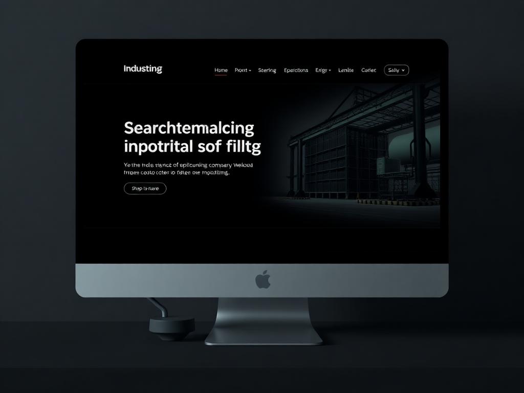 Manufacturing website design preview by Quick n Host